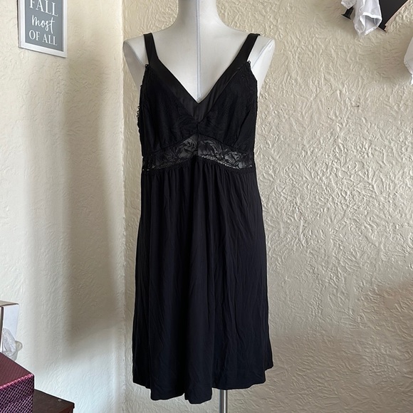 Soma Intimates & Sleepwear Soma Black Lace Night Gown Xl Cool